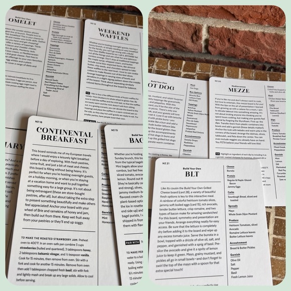 The Cheese Board Deck Recipe Cards 50 Fantastic and Exciting Dishes Meg Quinn - Picture 15 of 16